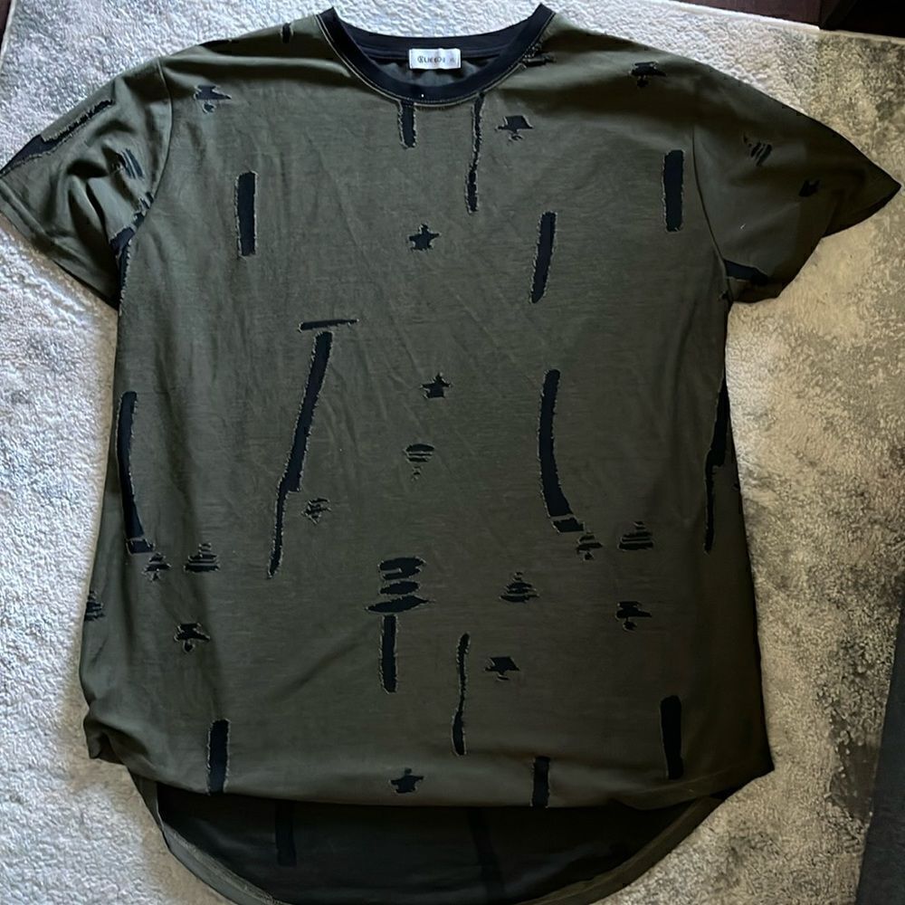 Army green tee 